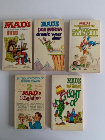 Collectie van 5 hilarische Mad comics beschikbaar voor biedingen