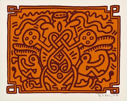 Keith Haring Chocolate buddha REPLICA, Antiek en Kunst, Kunst | Litho's en Zeefdrukken, Ophalen of Verzenden