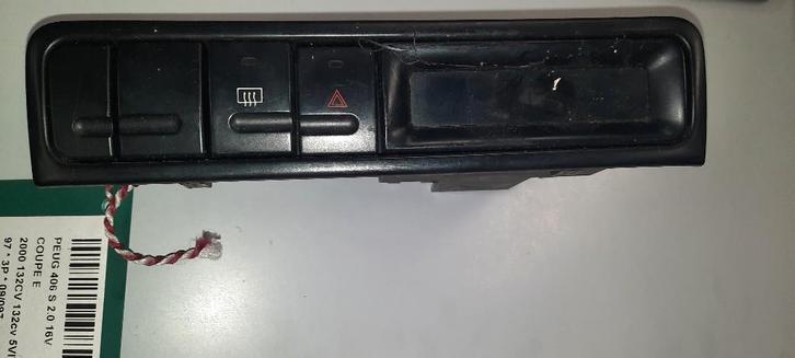 COMMUTATEUR Peugeot 406 Coupé (8C) (01-1996/12-2004), Autos : Pièces & Accessoires, Tableau de bord & Interrupteurs, Peugeot, Utilisé