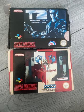 2 Super Nimtendo Games beschikbaar voor biedingen