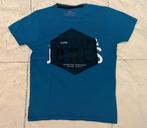 Donkerblauwe t-shirt met print van Jack & Jones, Kleding | Heren, T-shirts, Jack&Jones, Zo goed als nieuw, Verzenden, Maat 48/50 (M)