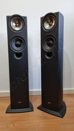 KEF IQ50 slanke zuilspeakers in de elegante kleur Black ash, Overige merken, Front, Rear of Stereo speakers, Ophalen of Verzenden