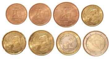 Reeks van 1 cent -> 2 euro van hetzelfde jaar beschikbaar voor biedingen