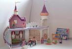 Playmobil 6849 Manoir royal + 6851 chambre princesse +cheval, Enlèvement ou Envoi, Comme neuf, Ensemble complet