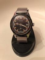 2 x montres de plongeur vintage, Autres marques, Acier, Utilisé, Montre-bracelet