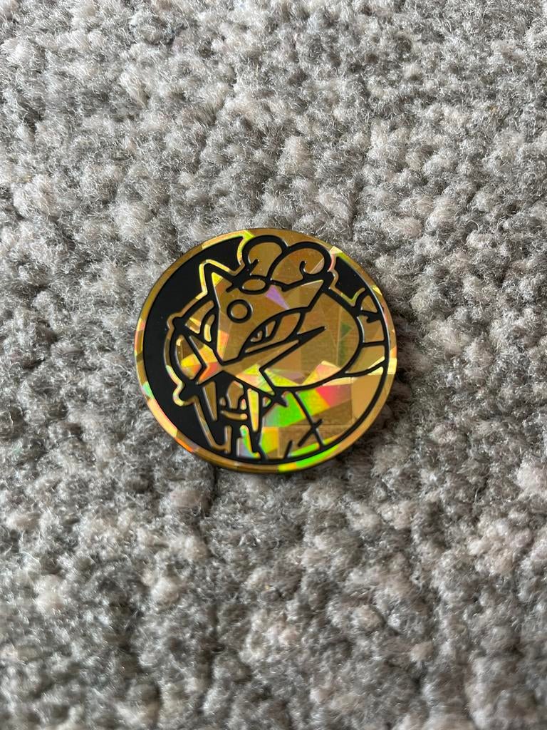 Pokemon munt raiku, Ophalen of Verzenden, Nieuw, Overige typen, Foil
