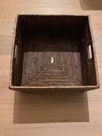 Opbergmand skills, Huis en Inrichting, Woonaccessoires | Schalen en Manden, Ophalen, Mand, Vierkant, Zo goed als nieuw