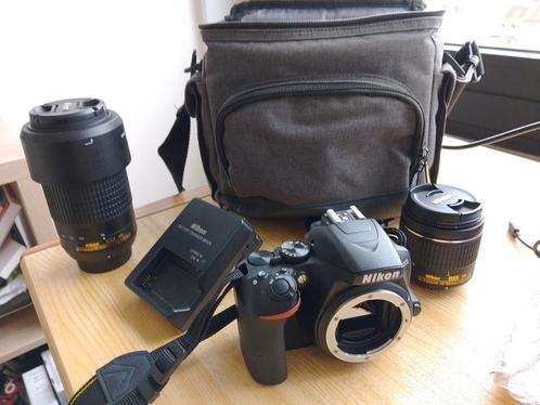 Nikon D3500 + 70-300mm telelens, ook apart verkrijgbaar, Audio, Tv en Foto, Fotocamera's Digitaal, Zo goed als nieuw, Spiegelreflex