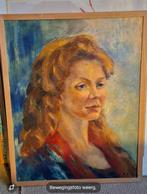 Schilderij vrouw, Antiek en Kunst, Kunst | Schilderijen | Modern, Ophalen of Verzenden