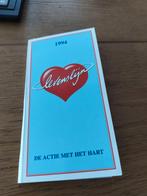 Mapje Levenslijn 1994 met zilveren penning Luc Appermont., Ophalen of Verzenden