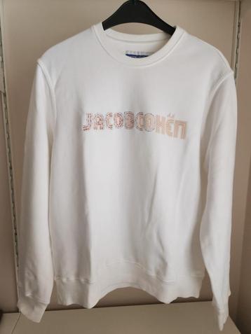 Comfortabel Jacob Cohën sweatshirt – wit – maat XL beschikbaar voor biedingen