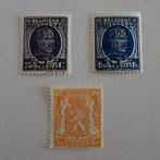 1929 Koning Albert I , diverse opdrukken + leeuw, postfris, Koninklijk huis, Ophalen of Verzenden, Postfris, Postfris