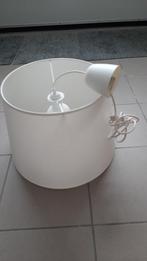 Witte hanglamp, Huis en Inrichting, Ophalen, Zo goed als nieuw, Stof, Minder dan 50 cm