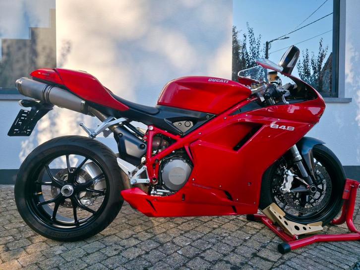 Ducati 848 - 12.900Km - 1ste eigenaar - Topconditie*, Motoren, Motoren | Ducati, Bedrijf, meer dan 35 kW, 3 cilinders, Ophalen