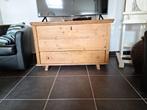 Coffre en pin massif avec tiroir de rangement, Ophalen, Gebruikt, Grenenhout