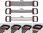 Weerstand tubes – workout set met handvaten, Sport en Fitness, Fitnessmaterialen, Ophalen of Verzenden, Zo goed als nieuw, Buik