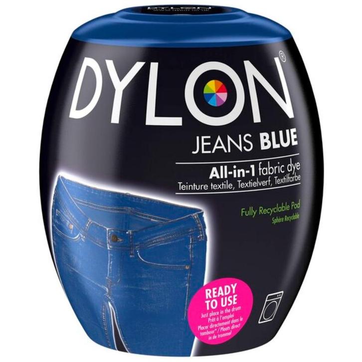 Dylon Jeans Blue kleurstof, machinewasbare stof NIEUW, Hobby en Vrije tijd, Stoffen en Lappen, Nieuw, Blauw, Verzenden