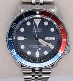 Seiko SKX009 J2 Diver's 200m "pepsi" + Bracelet Caoutchouc O, Ophalen of Verzenden, Zo goed als nieuw