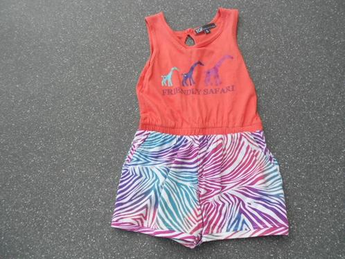 korte jumpsuit mt 110, Kinderen en Baby's, Kinderkleding | Maat 110, Gebruikt, Meisje, Broek, Ophalen of Verzenden