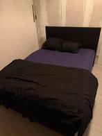 Boxspring tiener 140x200 mm zwart, Queen size, Enlèvement, 200 cm, Modern