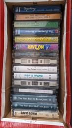 23 cassettes enregistrées Bowie Elton John T Turner etc, Ophalen of Verzenden, Gebruikt