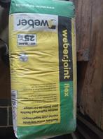 3 zakken Weber joint flex mortel voor tegelvoegen, Doe-het-zelf en Bouw, Nieuw, Vloertegels, Ophalen, 10 m² of meer