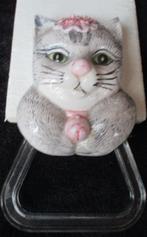 Poezen kop , wc papier houder , nieuwe staat, Collections, Collections Animaux, Enlèvement ou Envoi, Neuf, Chien ou Chat, Autres types