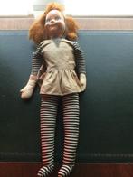 Antieke lappenpop kop van papier maché -+ 1920, Ophalen of Verzenden