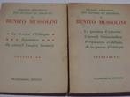 OEUVRES et DISCOURS de MUSSOLINI 2 volumes La guerre Flammar, Livres, Enlèvement ou Envoi