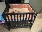 Babypark zwart, Kinderen en Baby's, Babyparken, Ophalen, Gebruikt, Vierkant, In hoogte verstelbaar