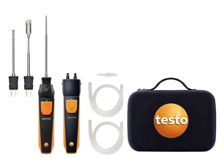 Testo Smart Probes HVAC set - Testo 915i + Testo 510i, Doe-het-zelf en Bouw, Meetapparatuur, Nieuw, Temperatuur, Ophalen of Verzenden