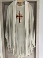 Witte kazuifel met stola, Antiek en Kunst, Ophalen of Verzenden