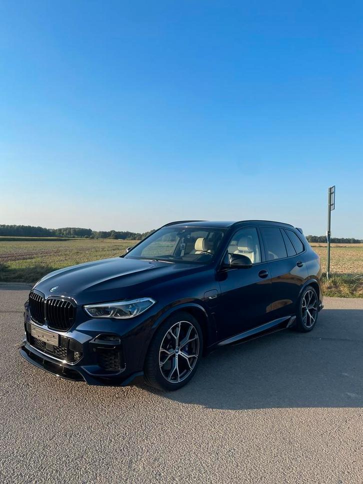 Bmw X5 45e, Auto's, BMW, Particulier, X5, Cruise Control, Hybride Elektrisch/Benzine, Euro 6, 5 deurs, Automaat, Blauw, Leder