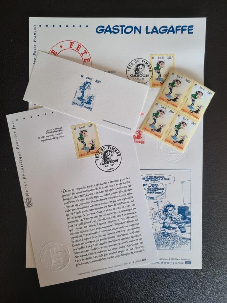 Guust Flater Fête du Timbre Lot kompleet France, Postzegels en Munten, Postzegels | Europa | Frankrijk, Ophalen of Verzenden