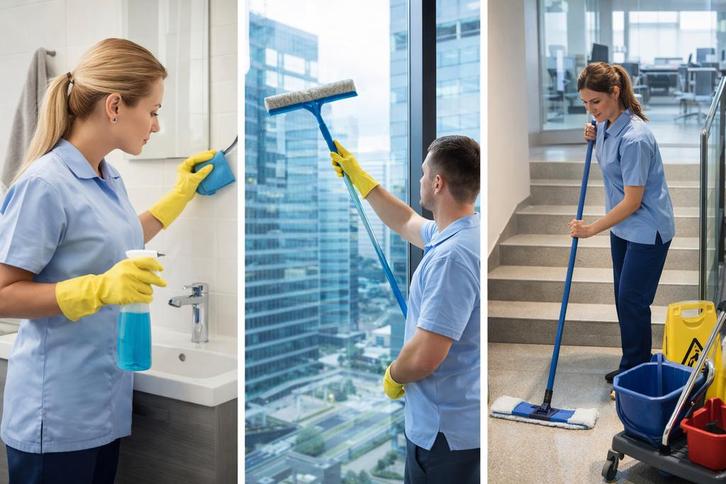 Poetsfirma voor huis & bedrijf – professioneel – met BTW, Services & Professionnels, Agents de propreté & Laveurs de vitres, Nettoyage des vitres intérieures