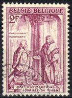 Belgie 1957 - Yvert/OBP 1011 - Dag van de postzegel (ST), Postzegels en Munten, Verzenden, Gestempeld, Gestempeld, Staatshoofden