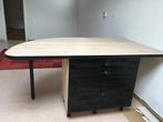 Keuken eiland met ladekasten, Ophalen, 75 cm of meer, Beige, 150 tot 200 cm