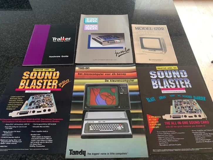 Vintage in nieuwe staat handleidingen computer, Computers en Software, Vintage Computers, Ophalen of Verzenden