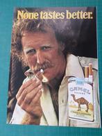 Camel cigarettes - publicité papier - 1980, Collections, Autres types, Utilisé, Enlèvement ou Envoi