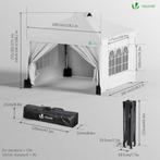 Tente escamotable avec murs pour pavillon de jardin | Nouvea, Neuf, -, Vounot, -