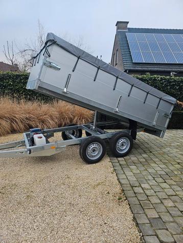 Elektrische ongeremde kipper aanhangwagen, Autos : Divers, Remorques, Enlèvement ou Envoi, Comme neuf