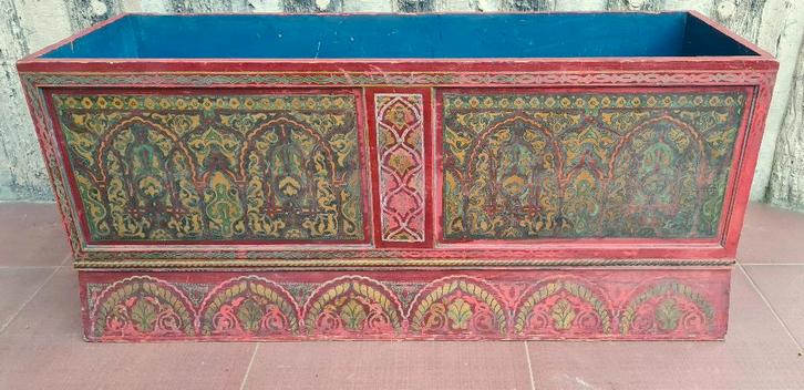 Antieke berber bruidskist - zeer groot model, Huis en Inrichting, Woonaccessoires | Kisten, Gebruikt, 50 tot 75 cm, Minder dan 50 cm