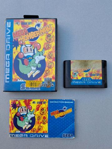 Jeu sega megadrive mega bomberman. Complet. Rendez-vous, Enlèvement ou Envoi, Comme neuf