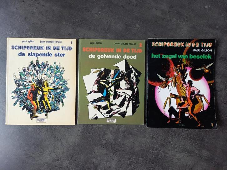 Strips Schipbreuk in de tijd, Boeken, Stripverhalen, Gelezen, Ophalen of Verzenden