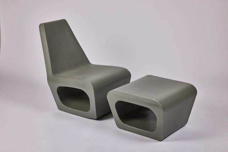 Set of Jellyfish Chair & Table Quinze & Milan, Tuin en Terras, Tuinstoelen, Zo goed als nieuw, Kunststof, Ophalen