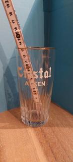 Cristal  Alken 25cl witte tekst gouden randje, Verzamelen, Ophalen of Verzenden