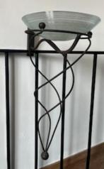 smeedijzeren kaarshouder, Huis en Inrichting, Ophalen, Overige materialen, 50 tot 75 cm, Zwart