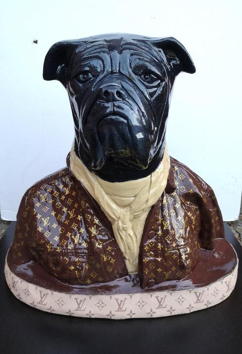 Vintage bulldog Louis Vuitton XXL, Maison & Meubles, Accessoires pour la Maison | Autre, Comme neuf, Enlèvement