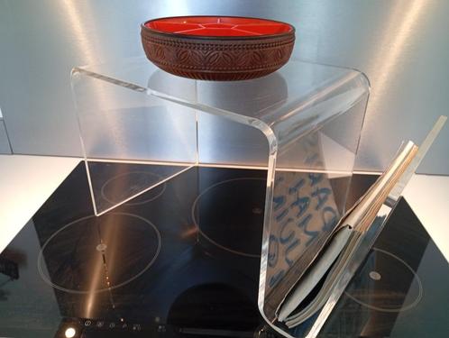 Lucite vintage plexiglas tijdschriftenhouder salontafel, sti, Antiek en Kunst, Antiek | Meubels | Tafels, Ophalen