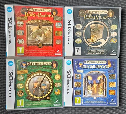 Professor Layton Spelletjes te koop, Games en Spelcomputers, Games | Nintendo DS, Zo goed als nieuw, Ophalen of Verzenden